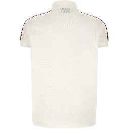 White Cotton Polo Shirt