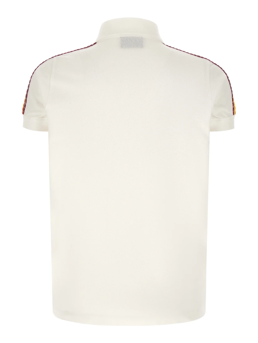 White Cotton Polo Shirt