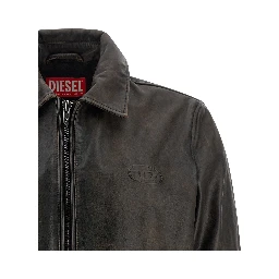 Brown Cowhide Leather Jacket