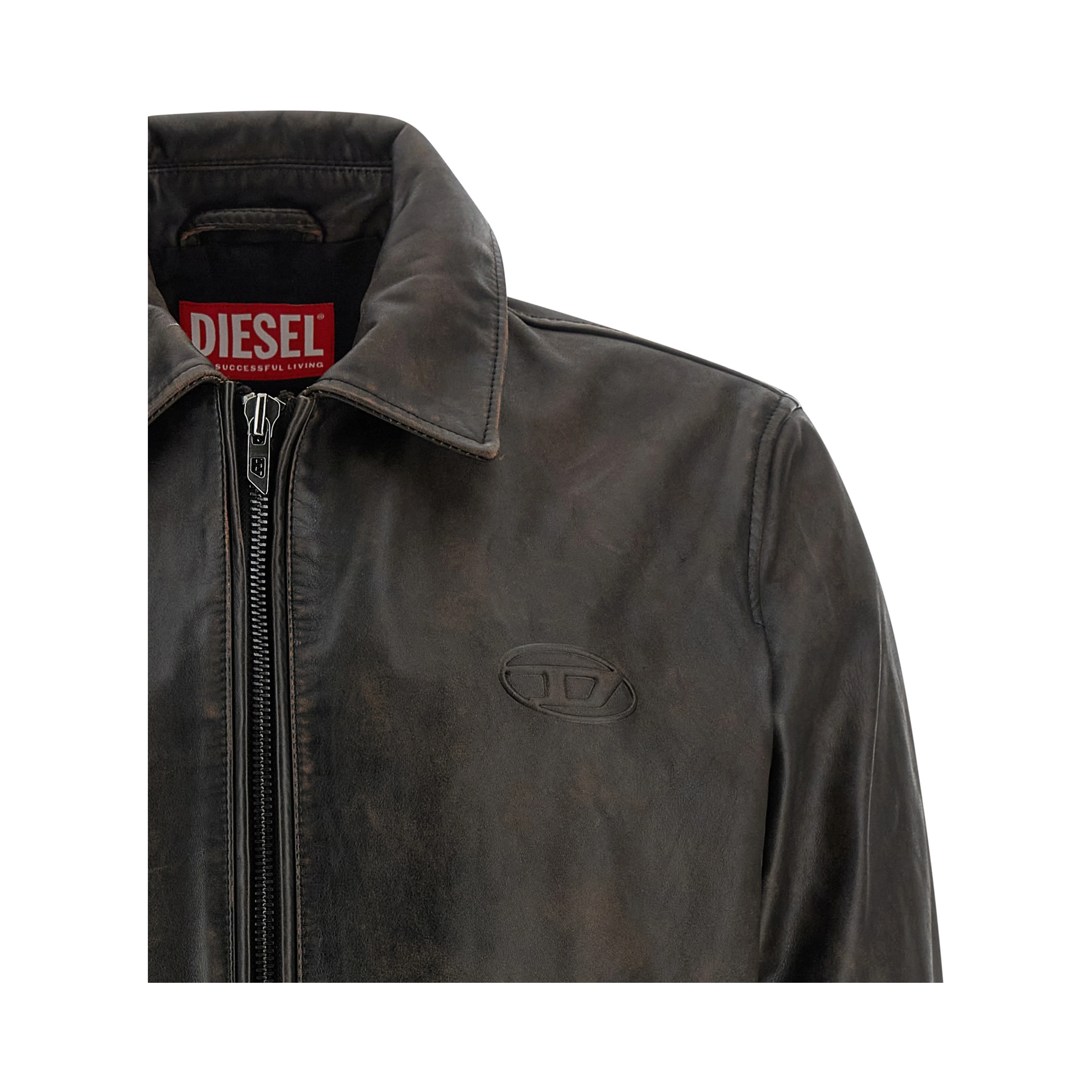 Brown Cowhide Leather Jacket