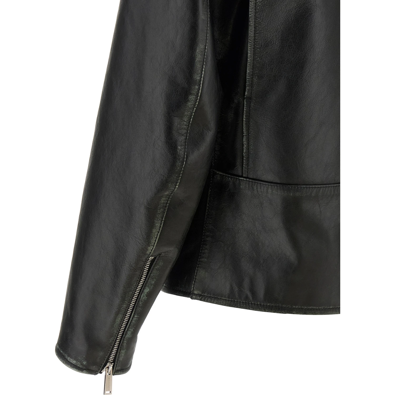 Black Leather Leather Jacket