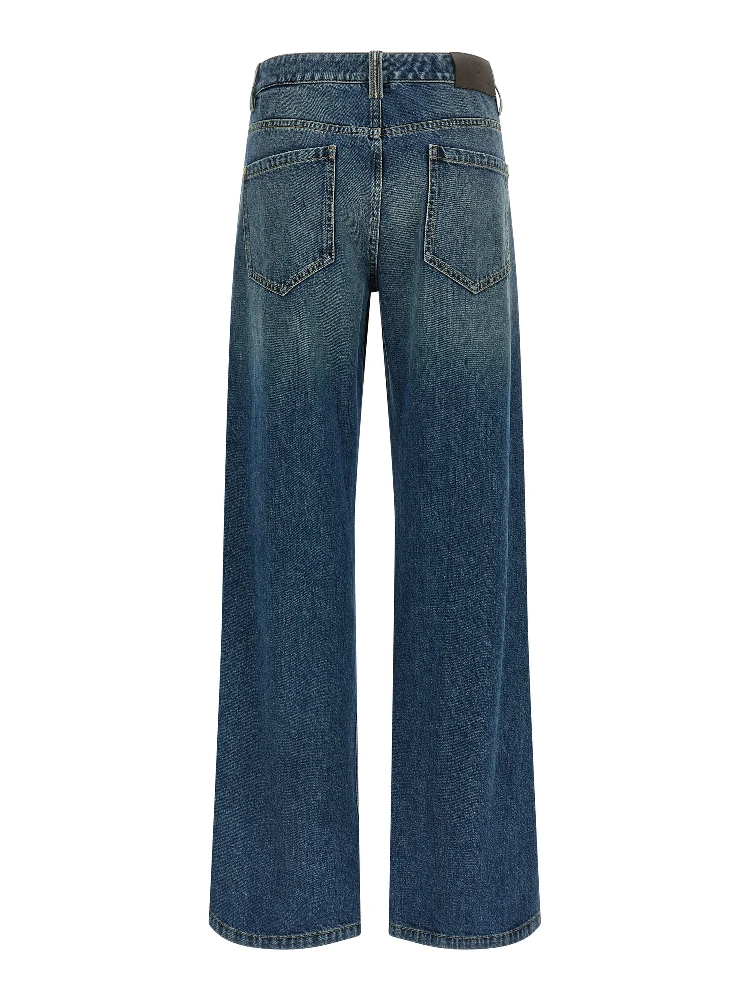 Blue Cotton Jeans Denim alternative