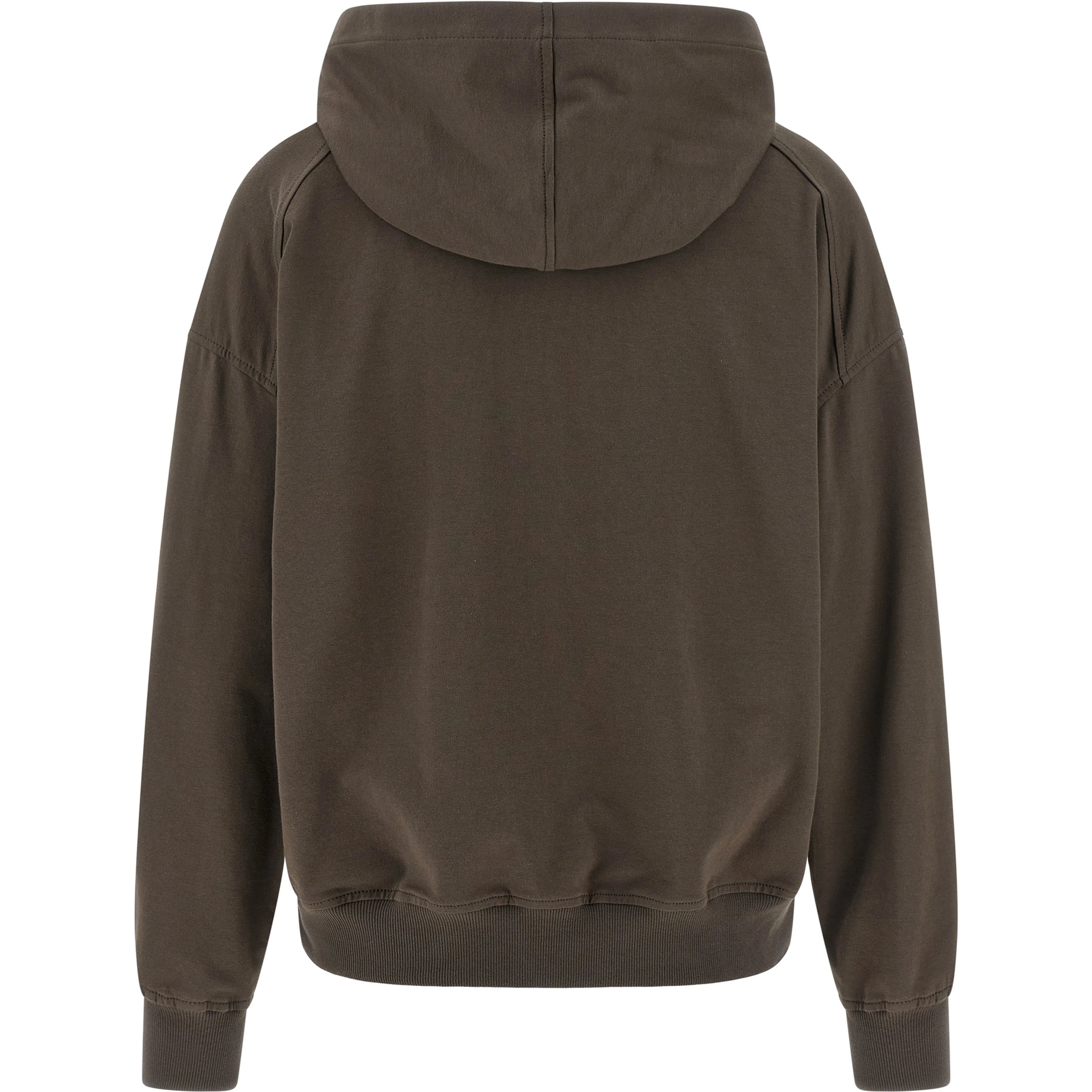 Brown Cotton Hoodie