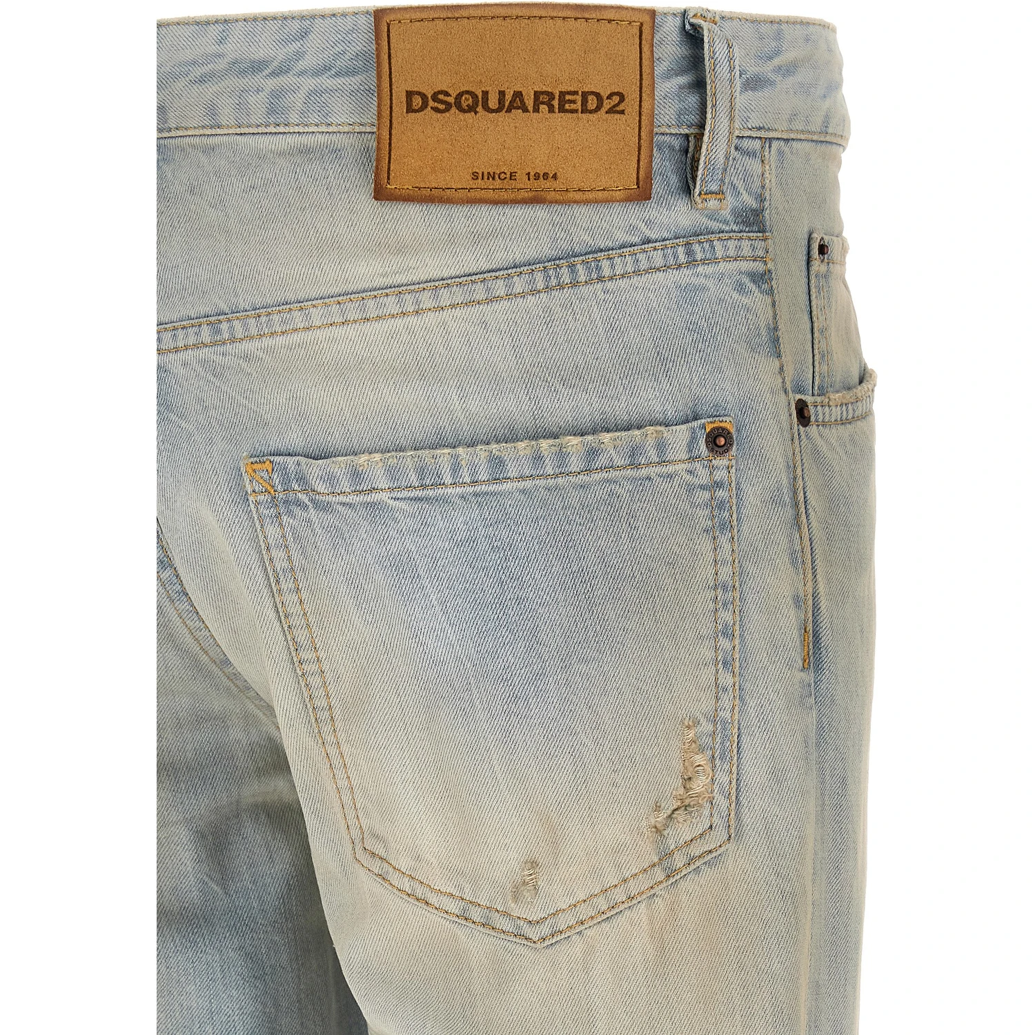 Blue Cotton Jeans Denim