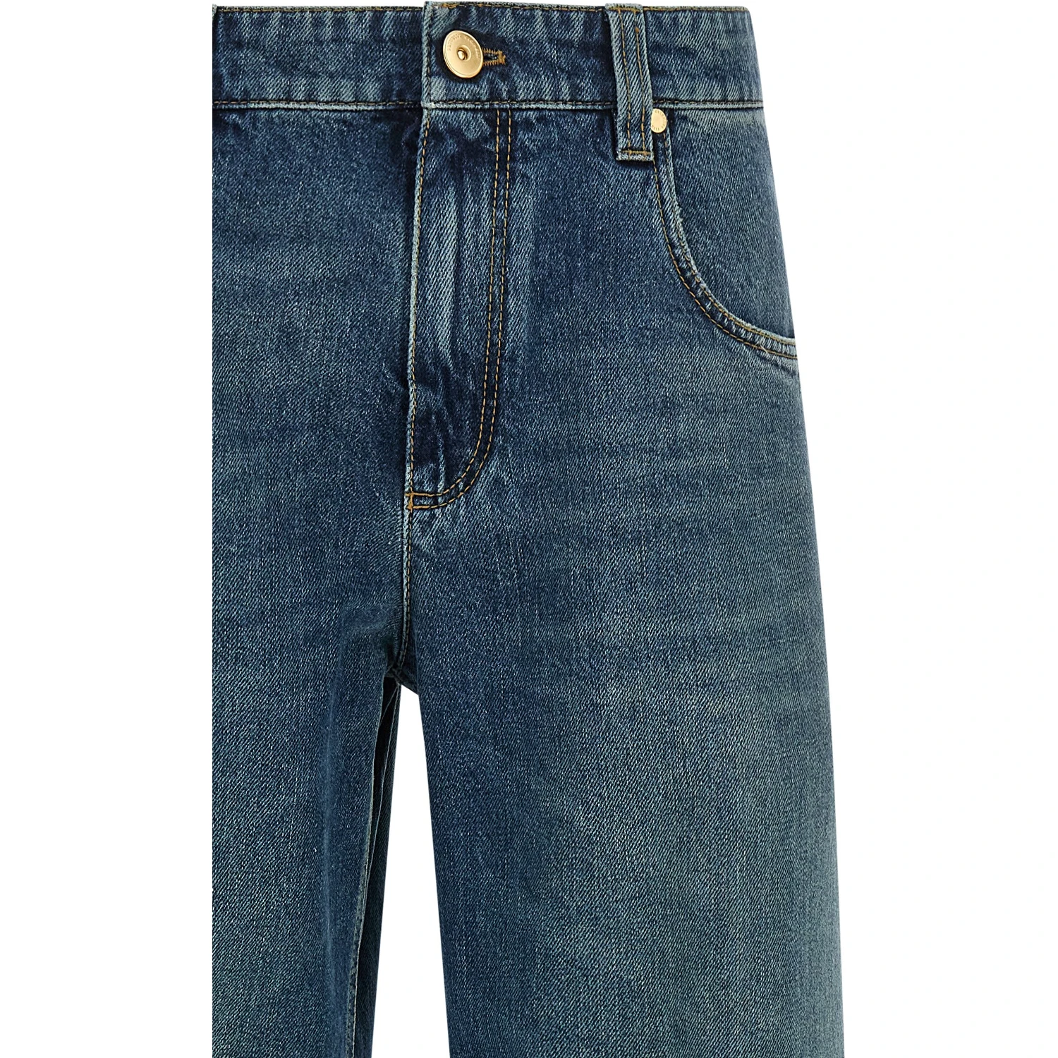 Blue Cotton Jeans Denim