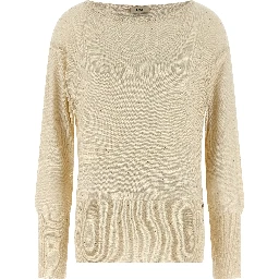 Beige Viscose Cardigan
