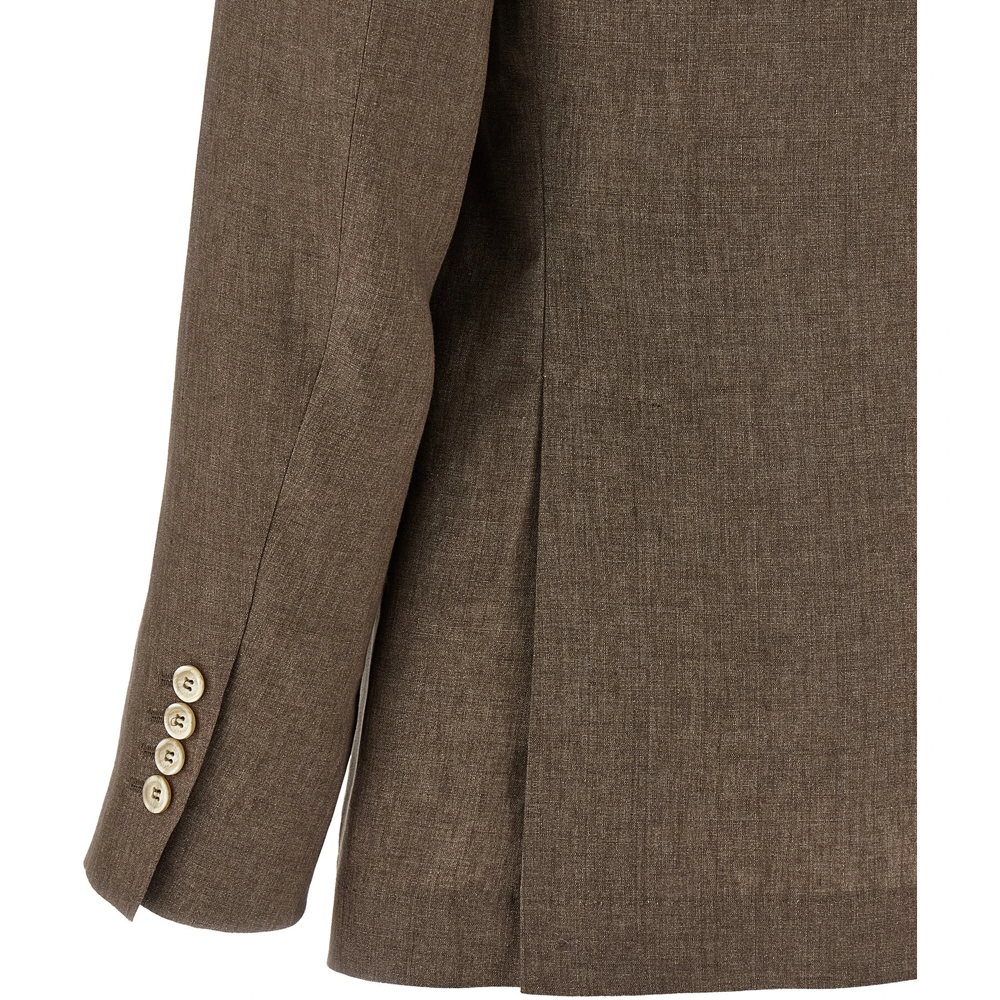 Brown Linen Blazer