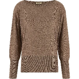 Brown Viscose Cardigan