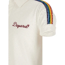 White Cotton Polo Shirt