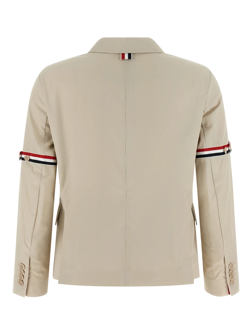 Beige Cotton Blazer