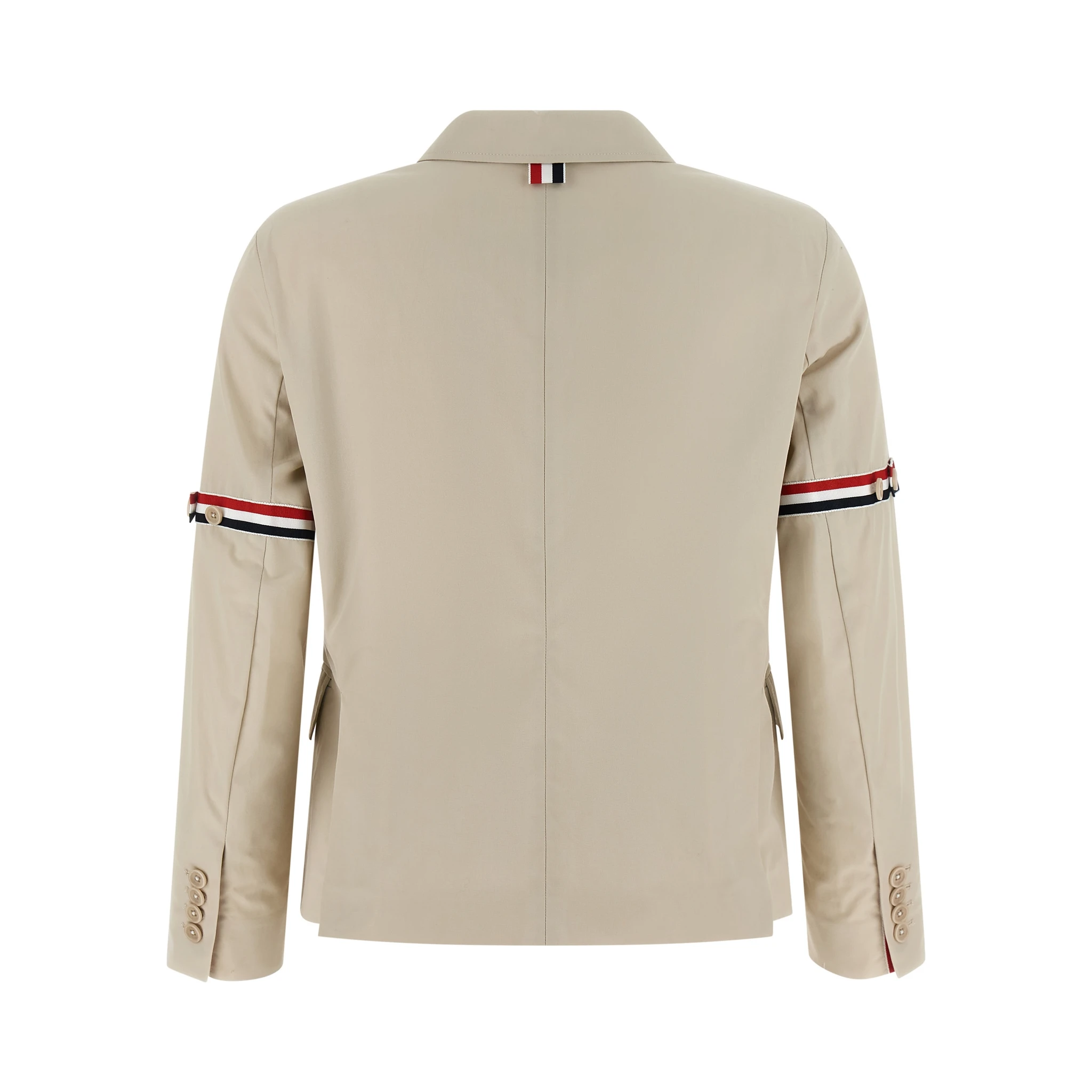 Beige Cotton Blazer