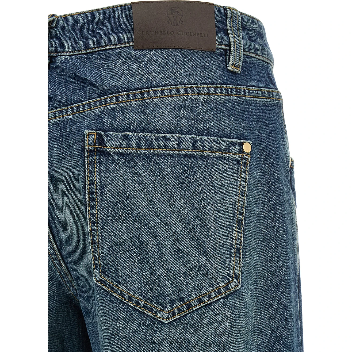 Blue Cotton Jeans Denim