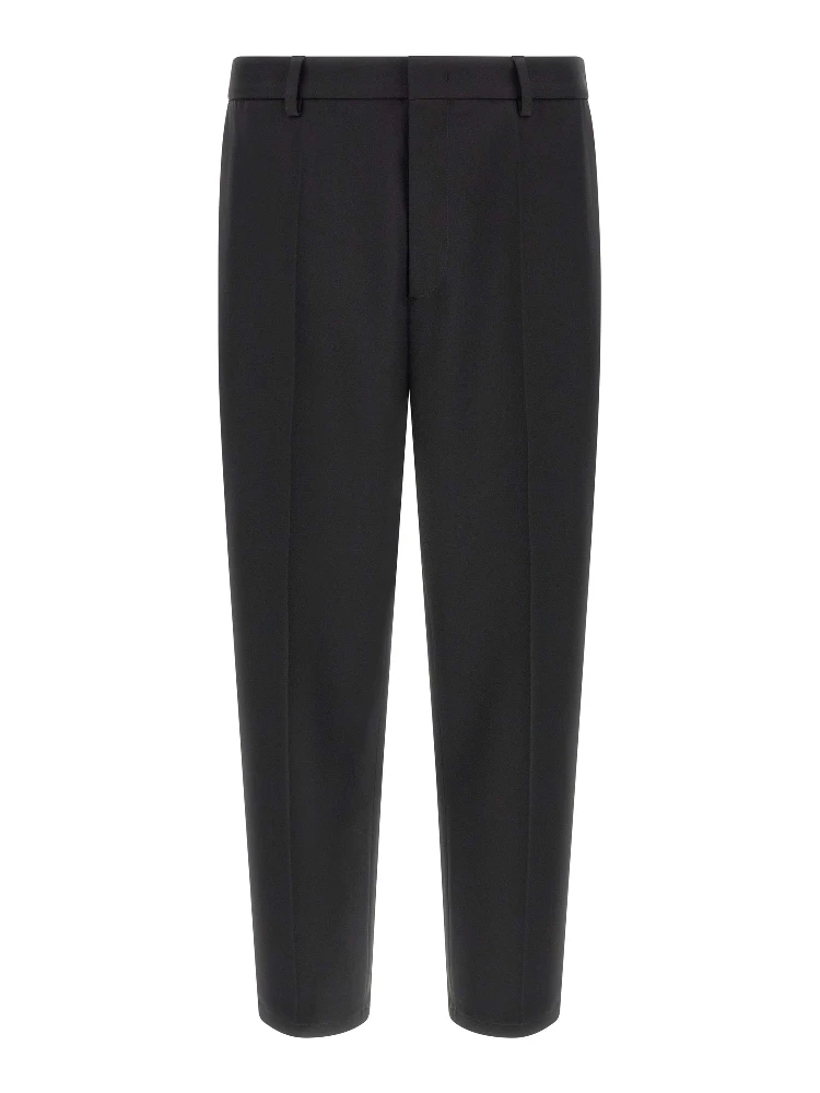 Black Polyester Dress Pants