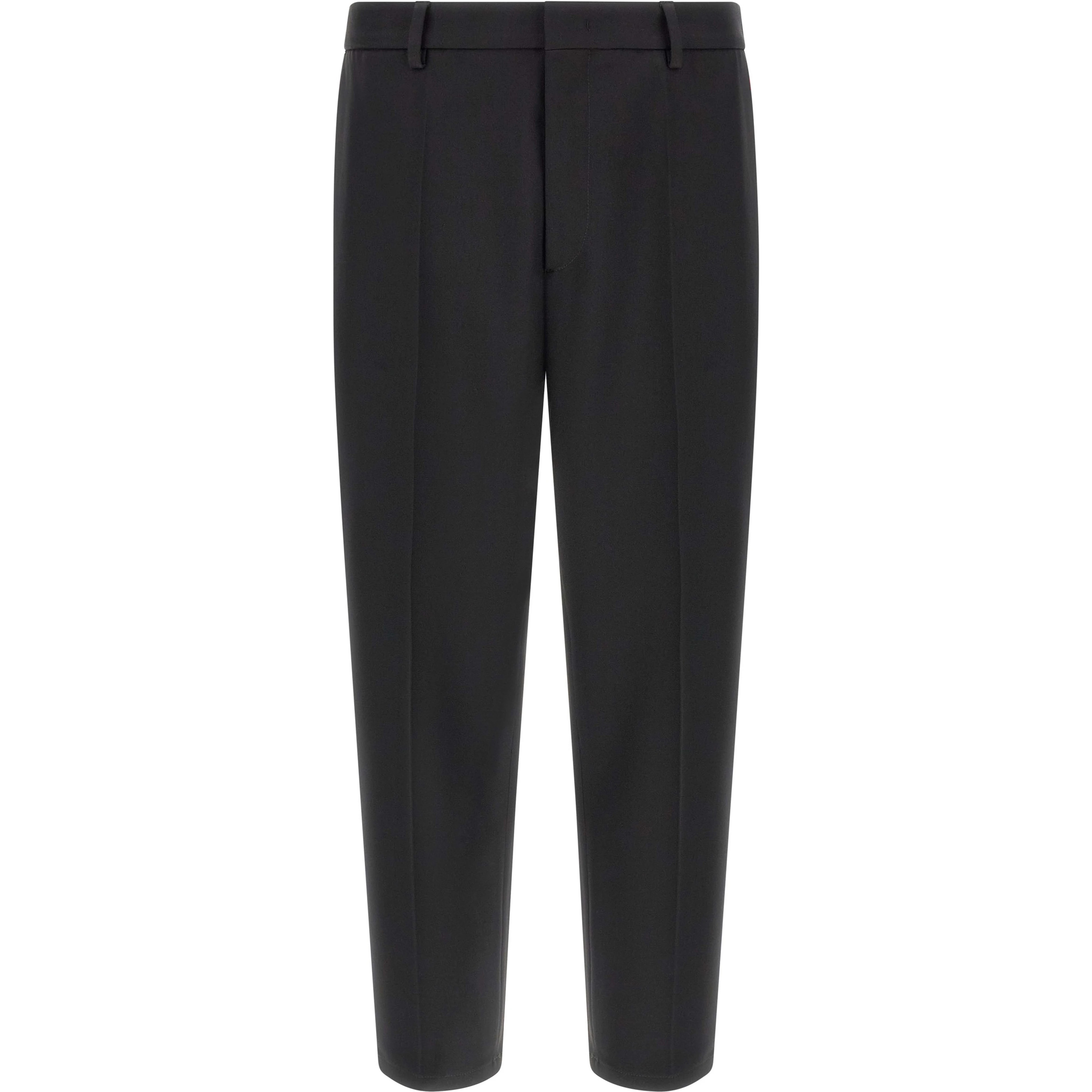 Black Polyester Dress Pants