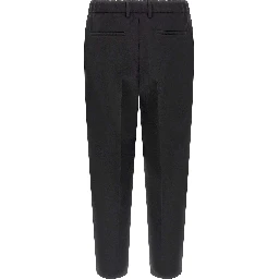 Black Polyester Dress Pants