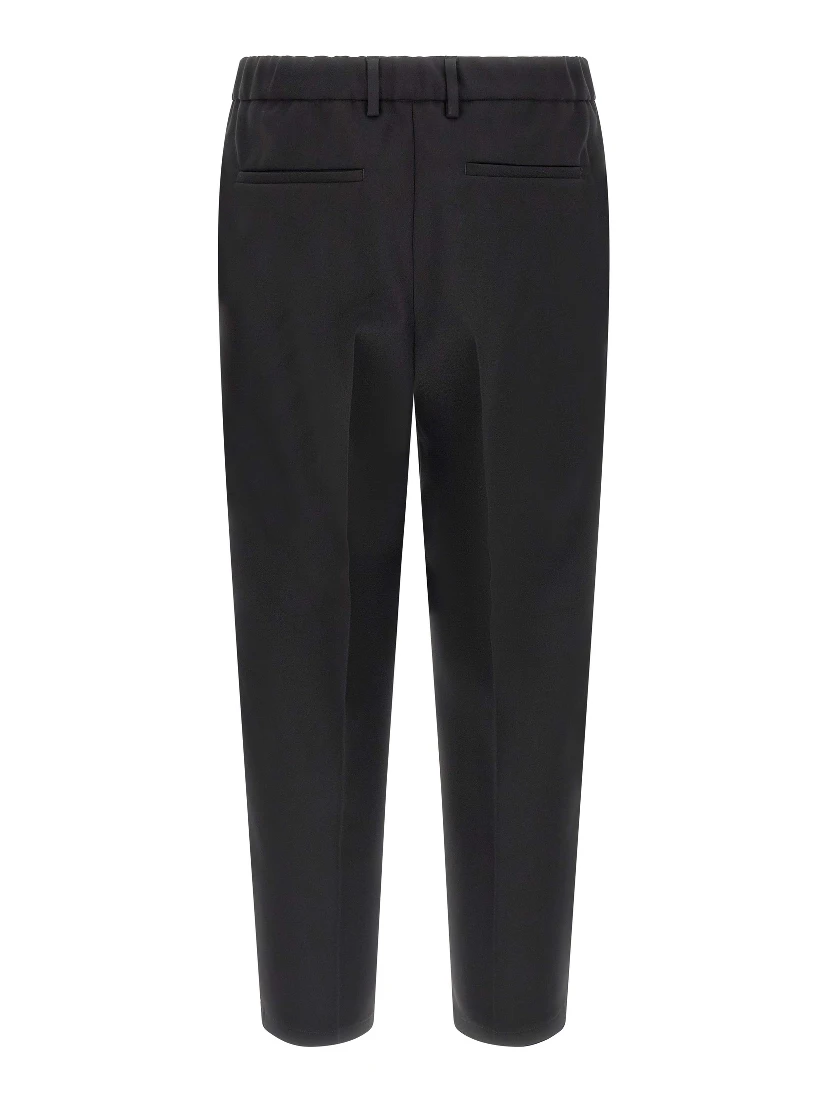 Black Polyester Dress Pants