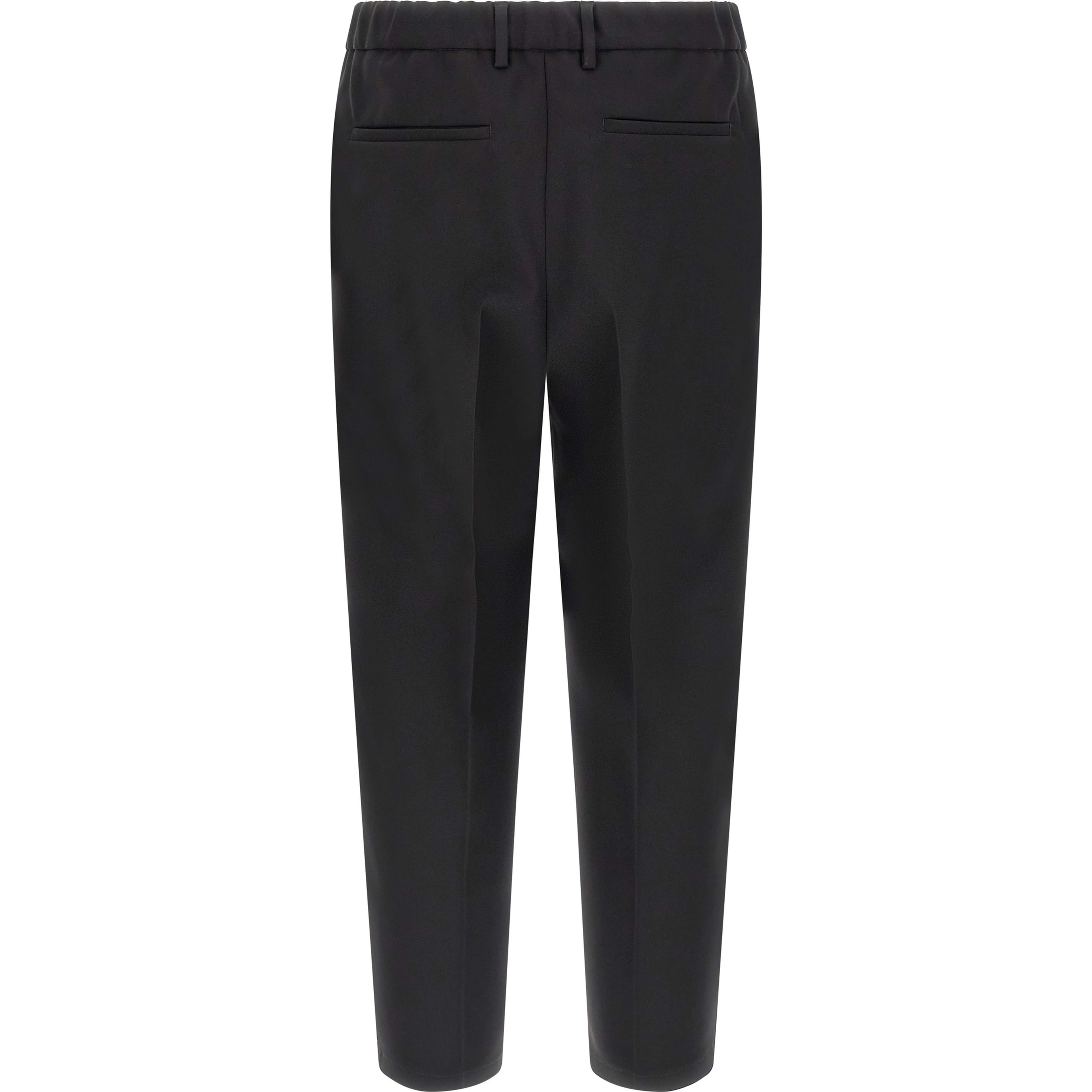 Black Polyester Dress Pants