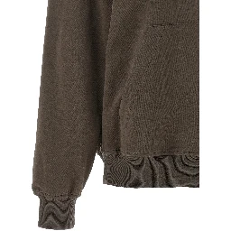 Brown Cotton Hoodie