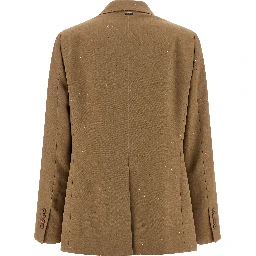Beige Viscose Blazer