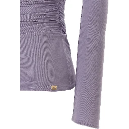 Purple Viscose Tank Tops
