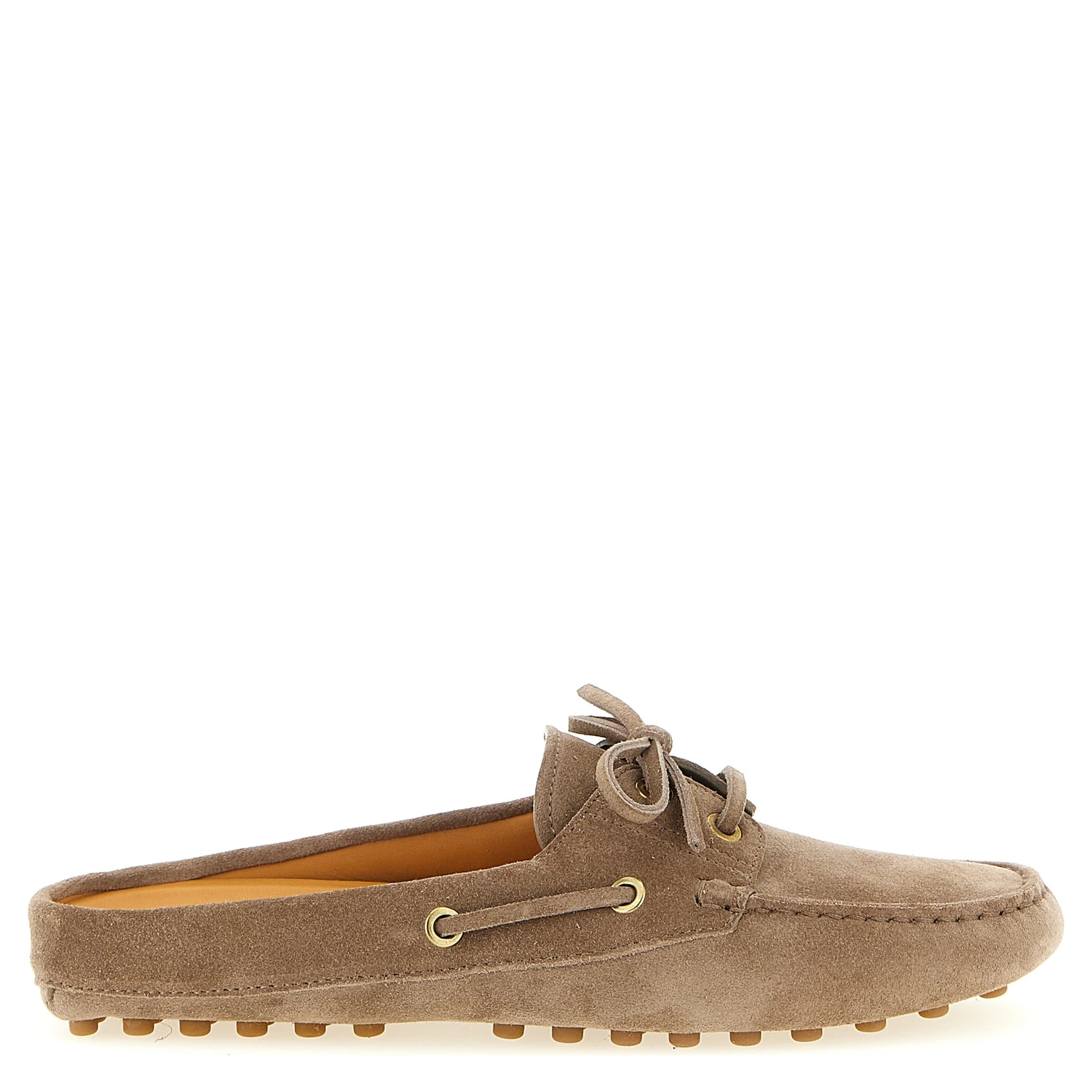 Beige Calfskin Flats