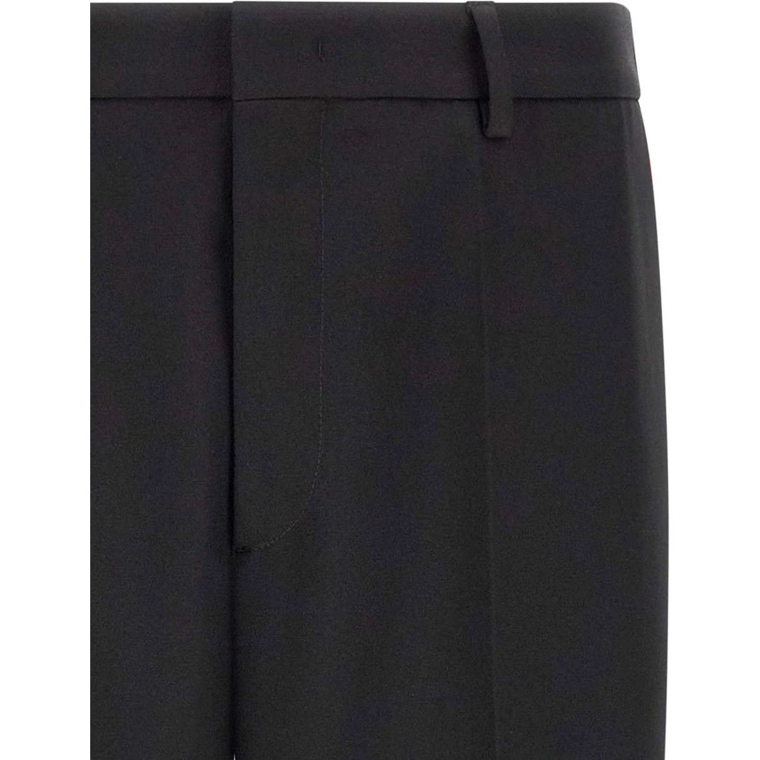 Black Polyester Dress Pants