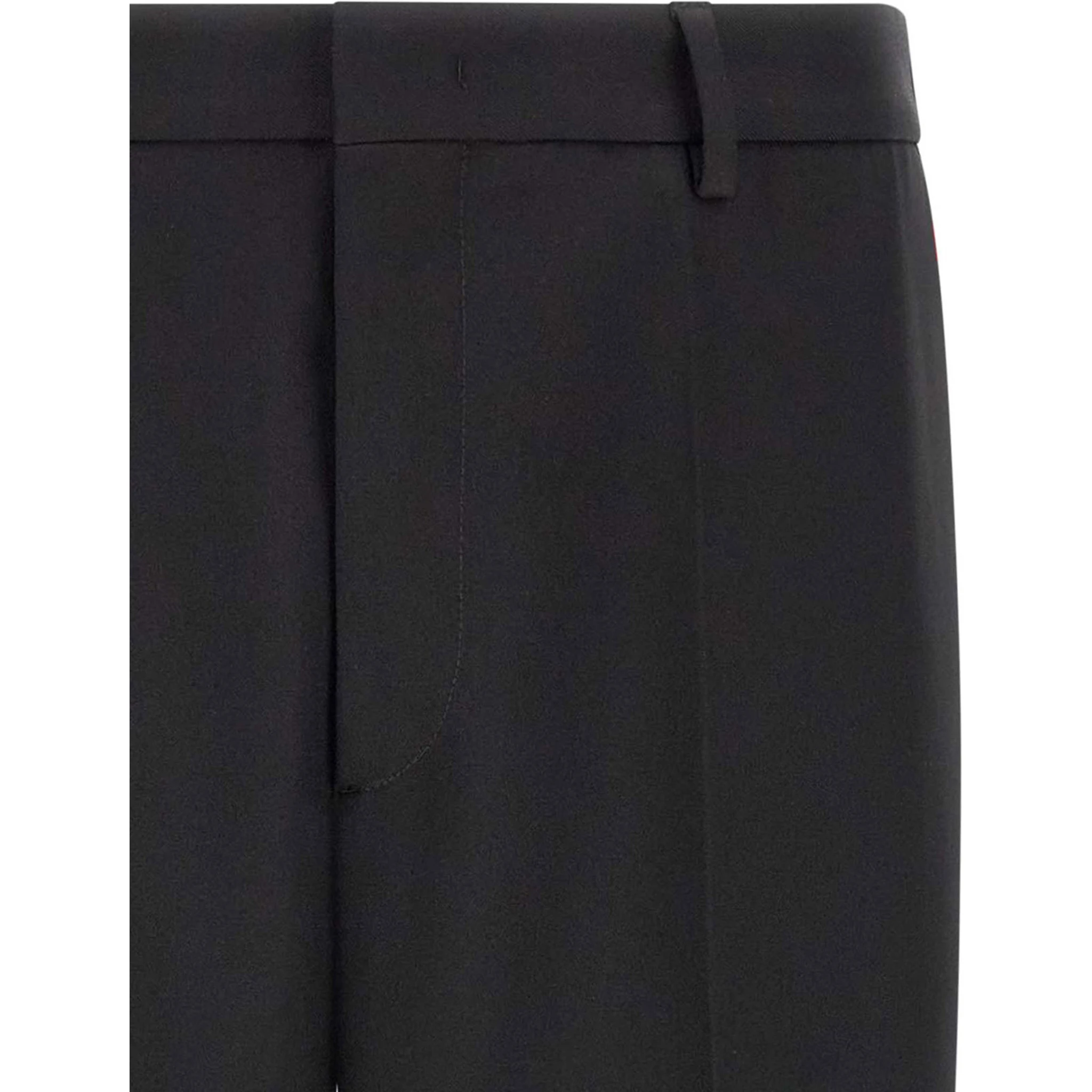 Black Polyester Dress Pants