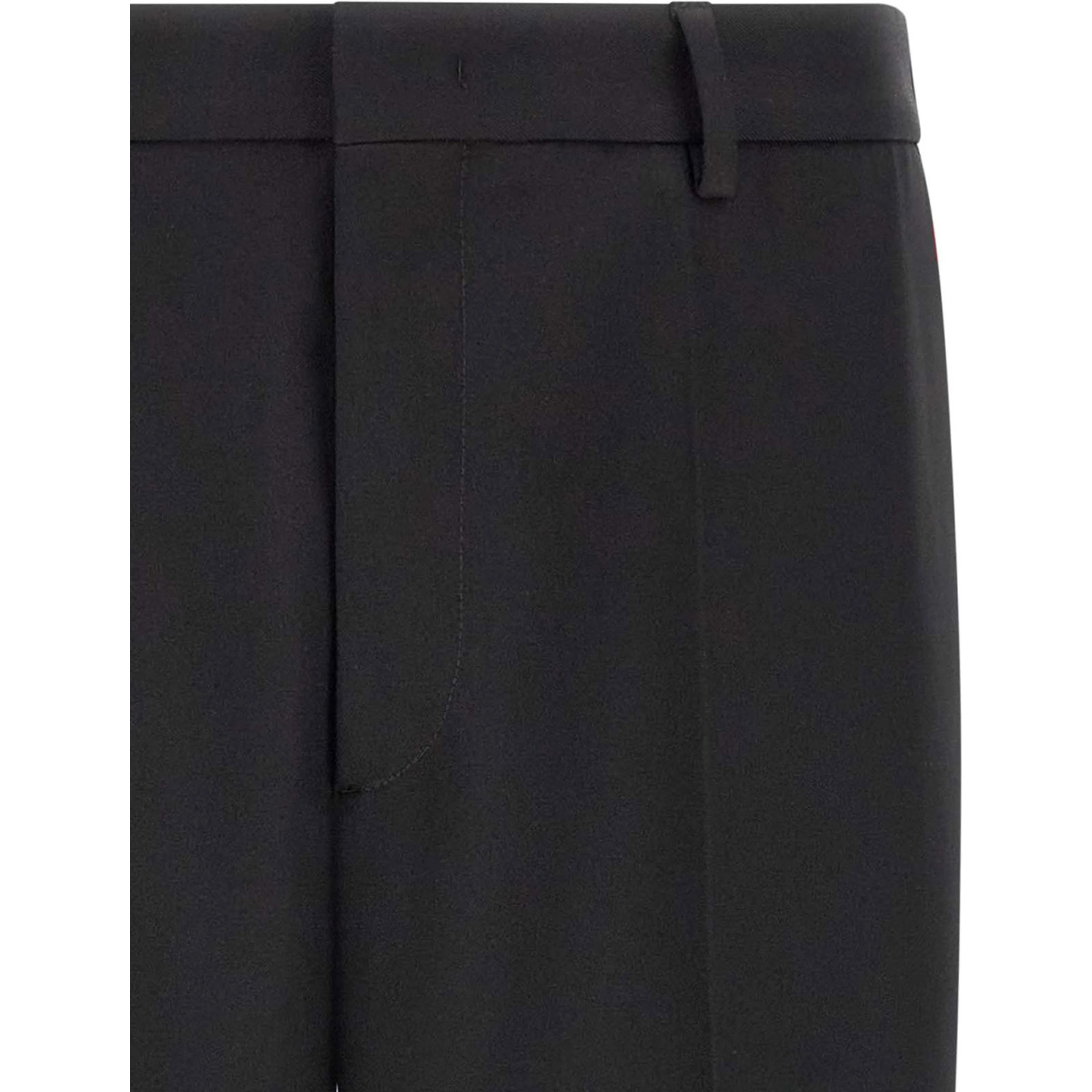 Black Polyester Dress Pants