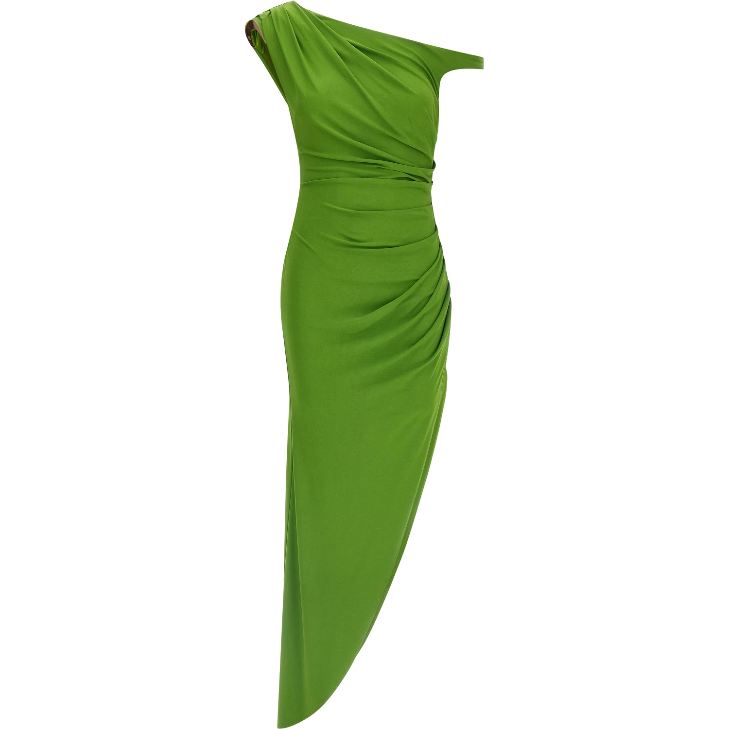 Bicolor Viscose Long Dress