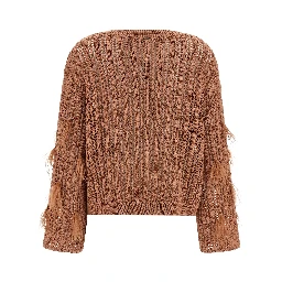 Brown Cotton Cardigan