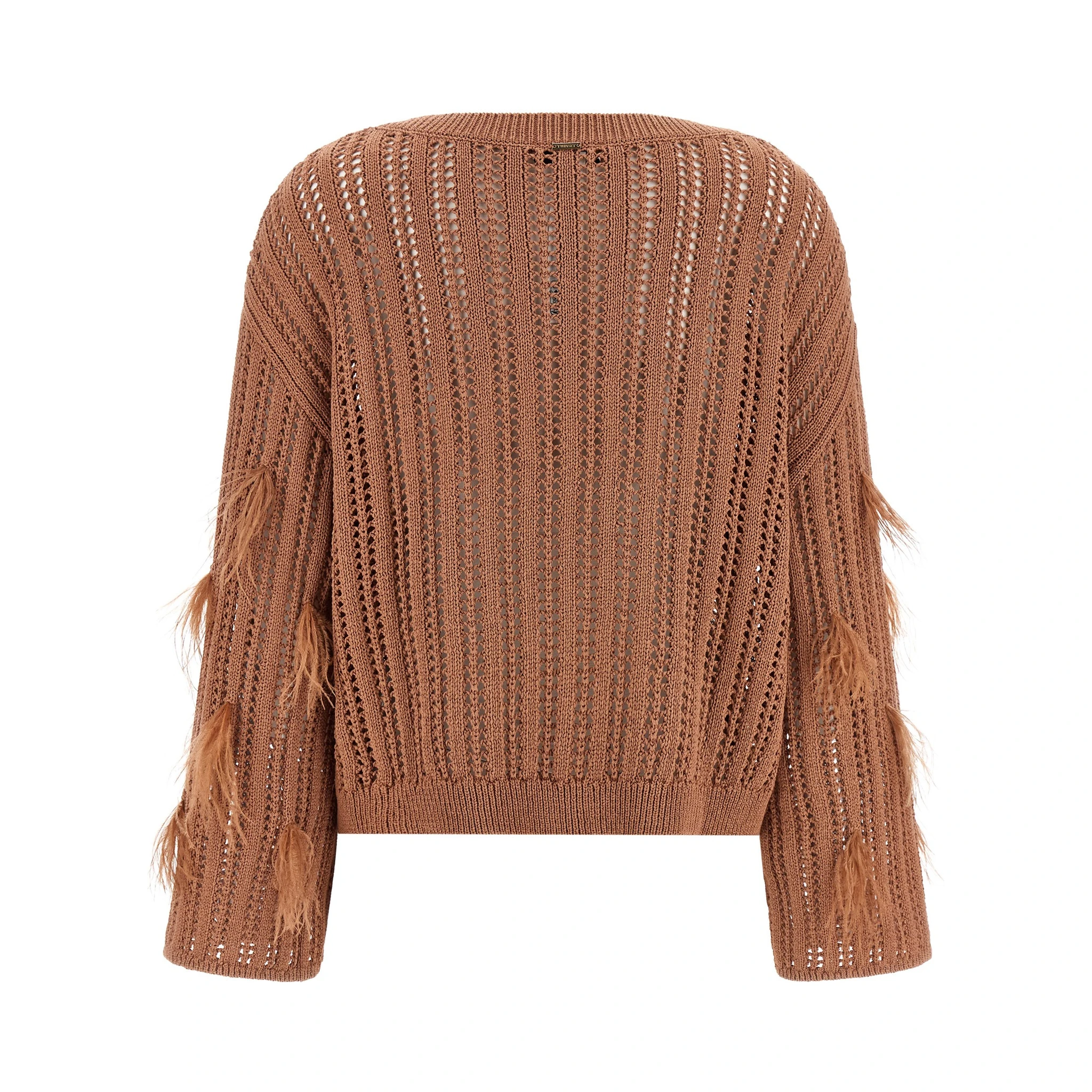 Brown Cotton Cardigan