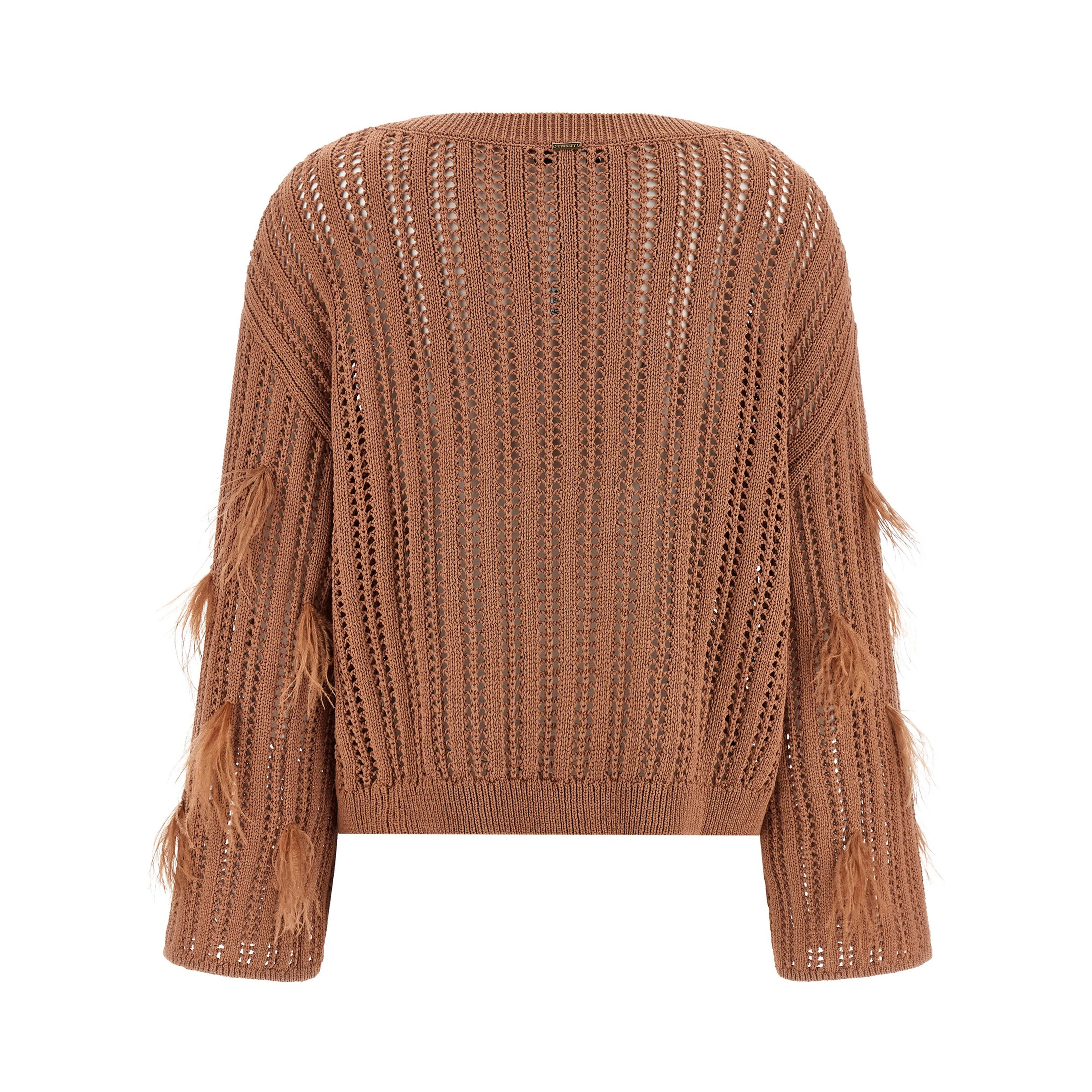 Brown Cotton Cardigan