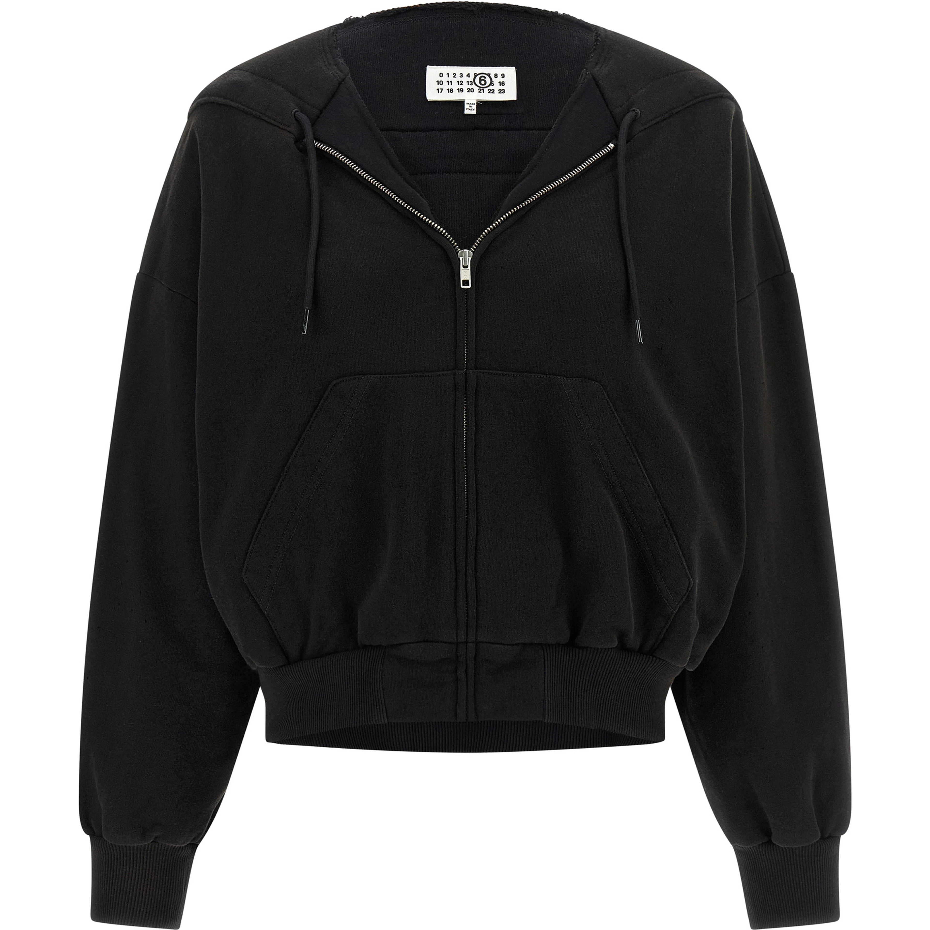Black Cotton Sweatshirt