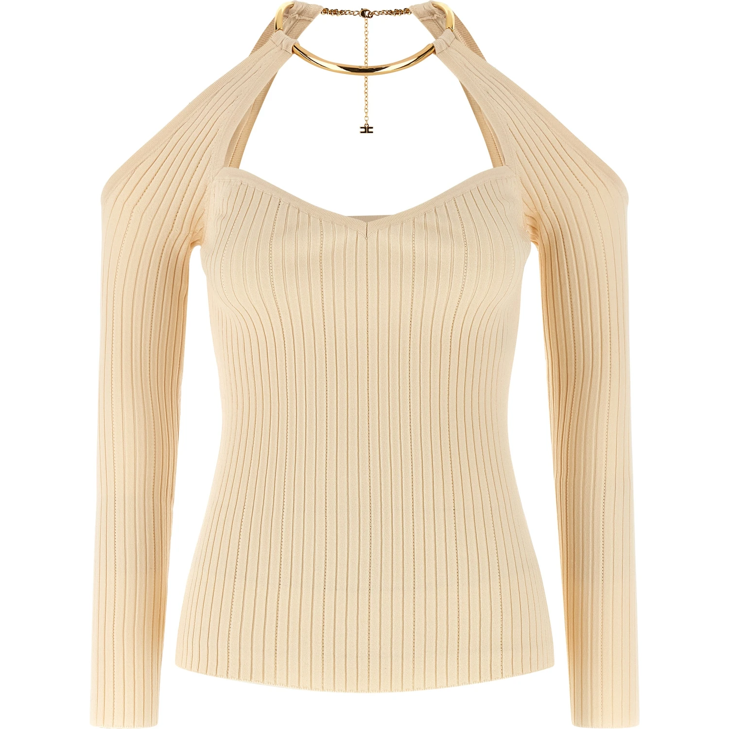 Beige Viscose Cardigan