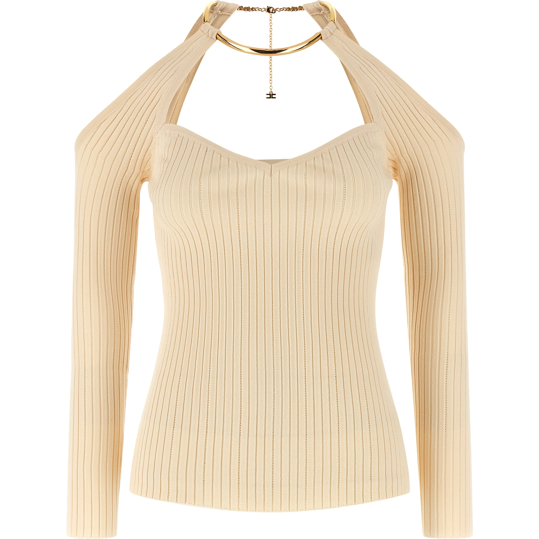 Beige Viscose Cardigan