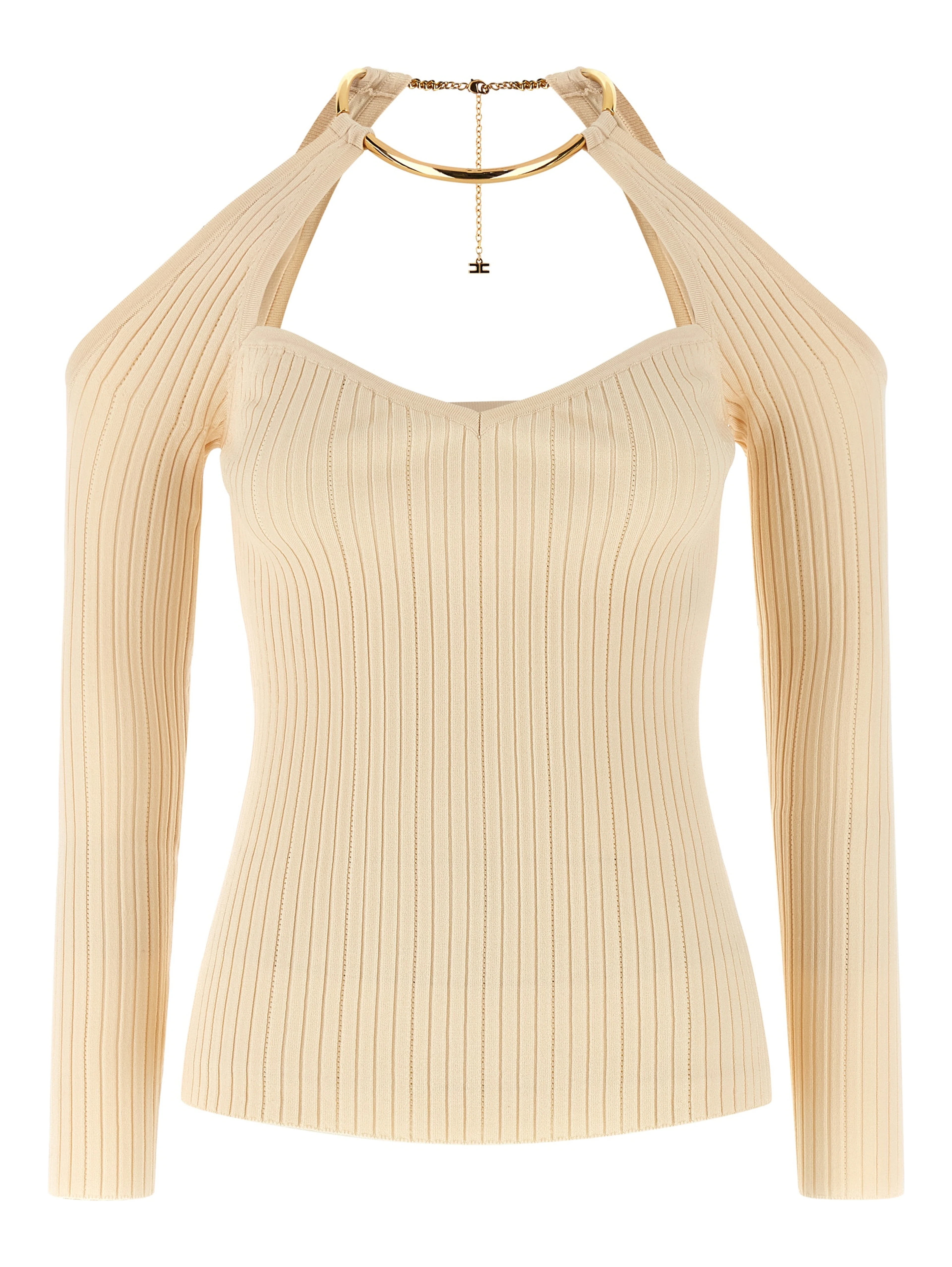 Beige Viscose Cardigan