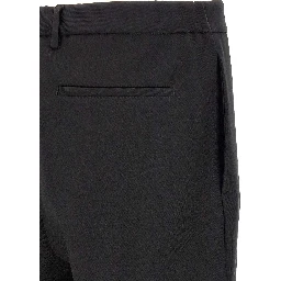 Black Polyester Dress Pants
