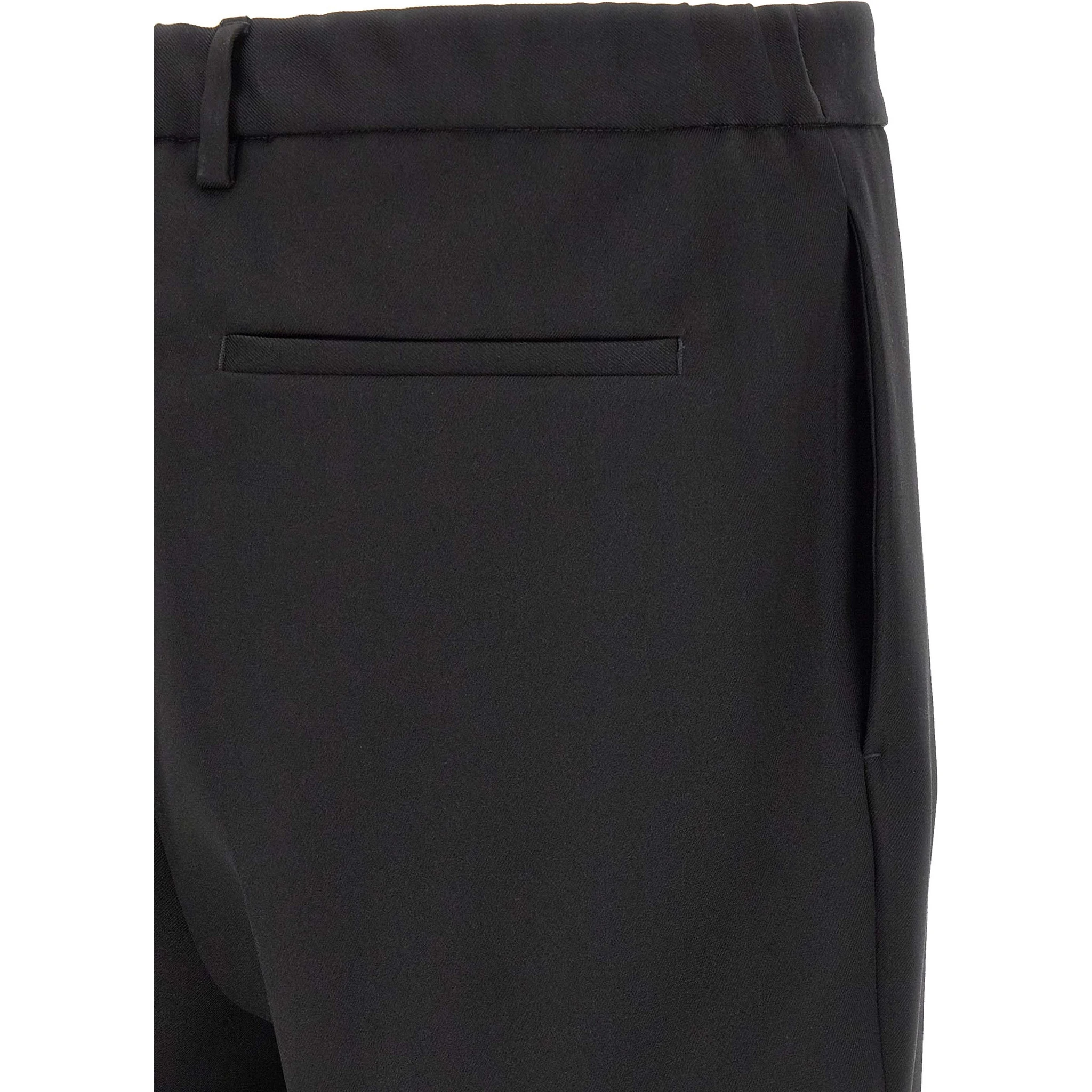 Black Polyester Dress Pants