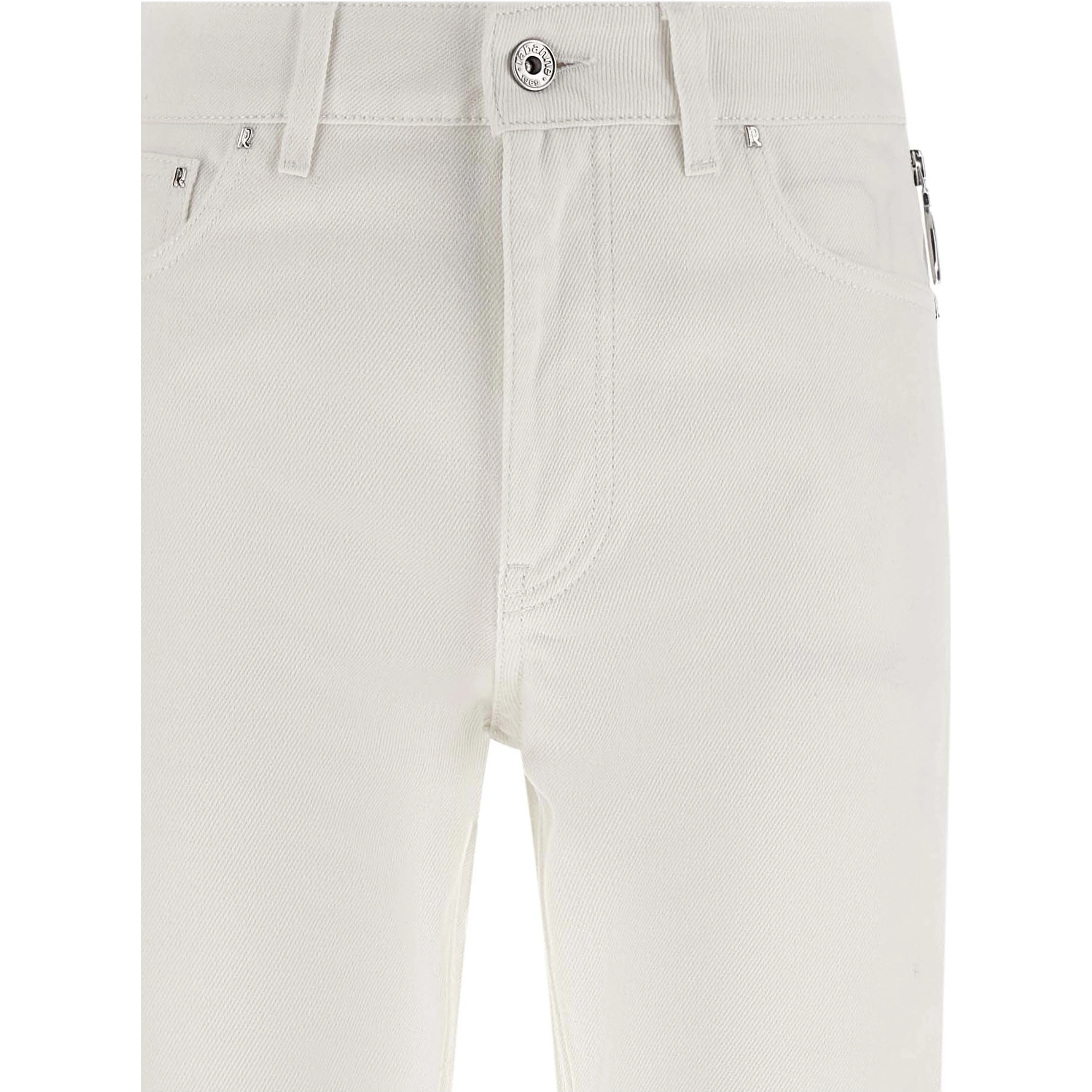 White Cotton Jeans Denim
