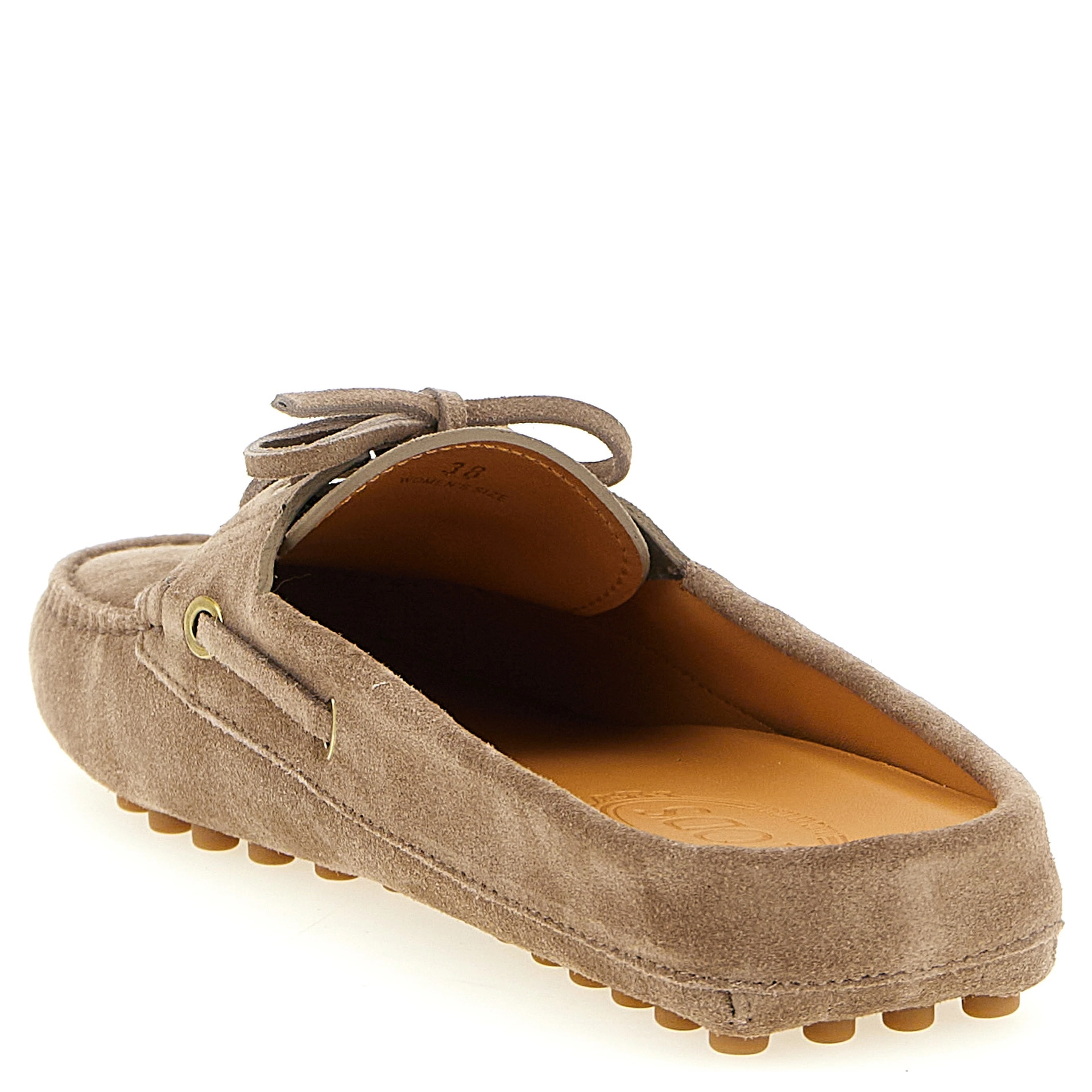Beige Calfskin Flats
