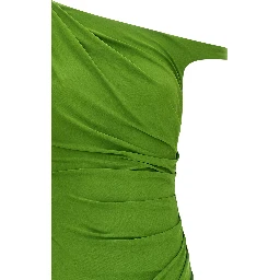 Bicolor Viscose Long Dress