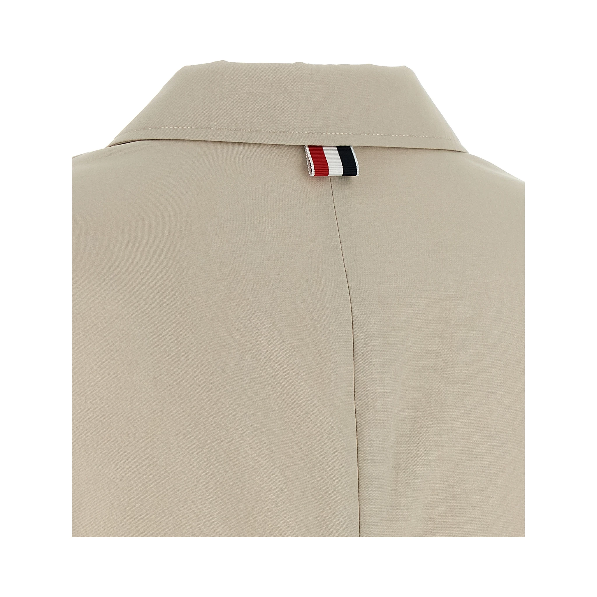Beige Cotton Blazer