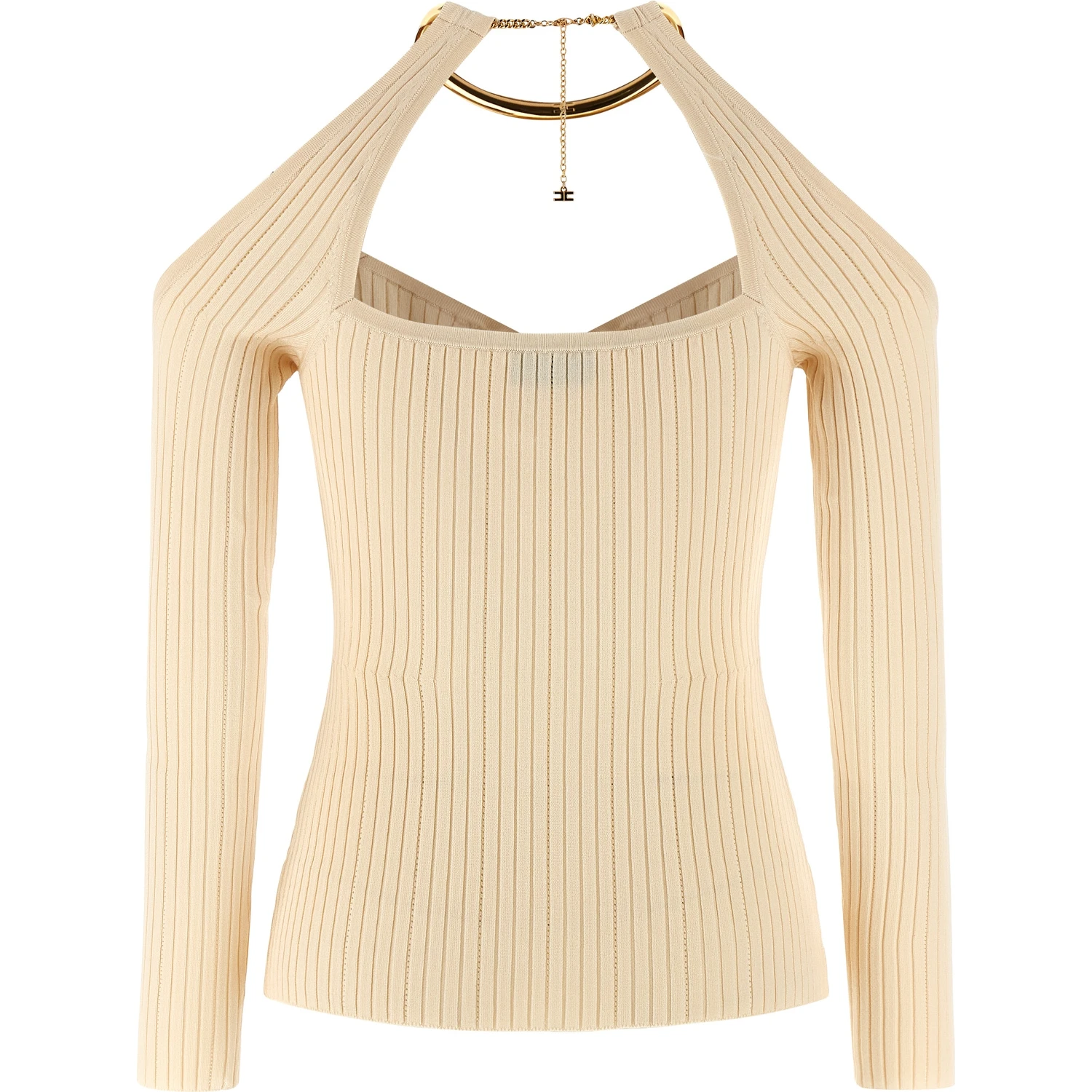 Beige Viscose Cardigan