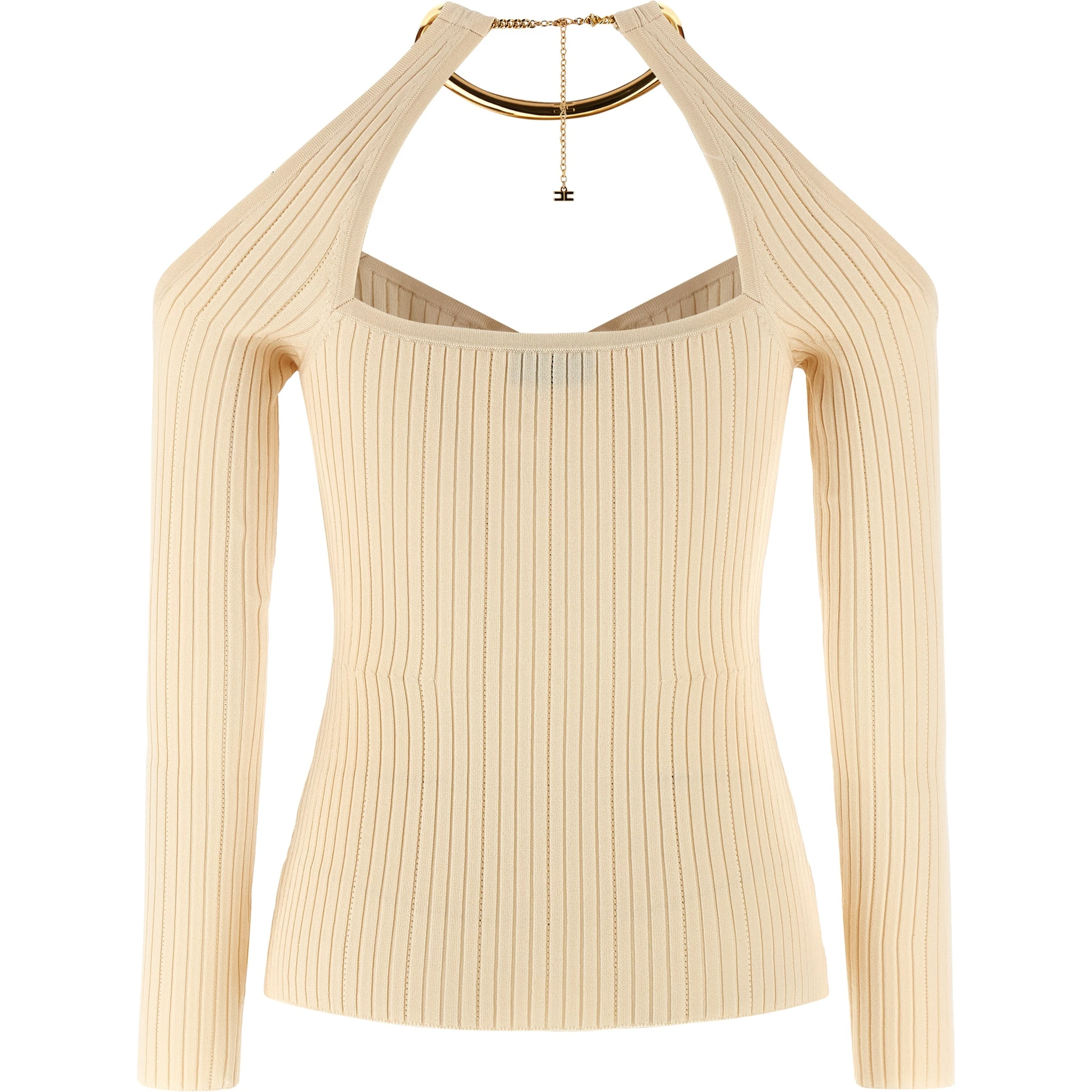 Beige Viscose Cardigan