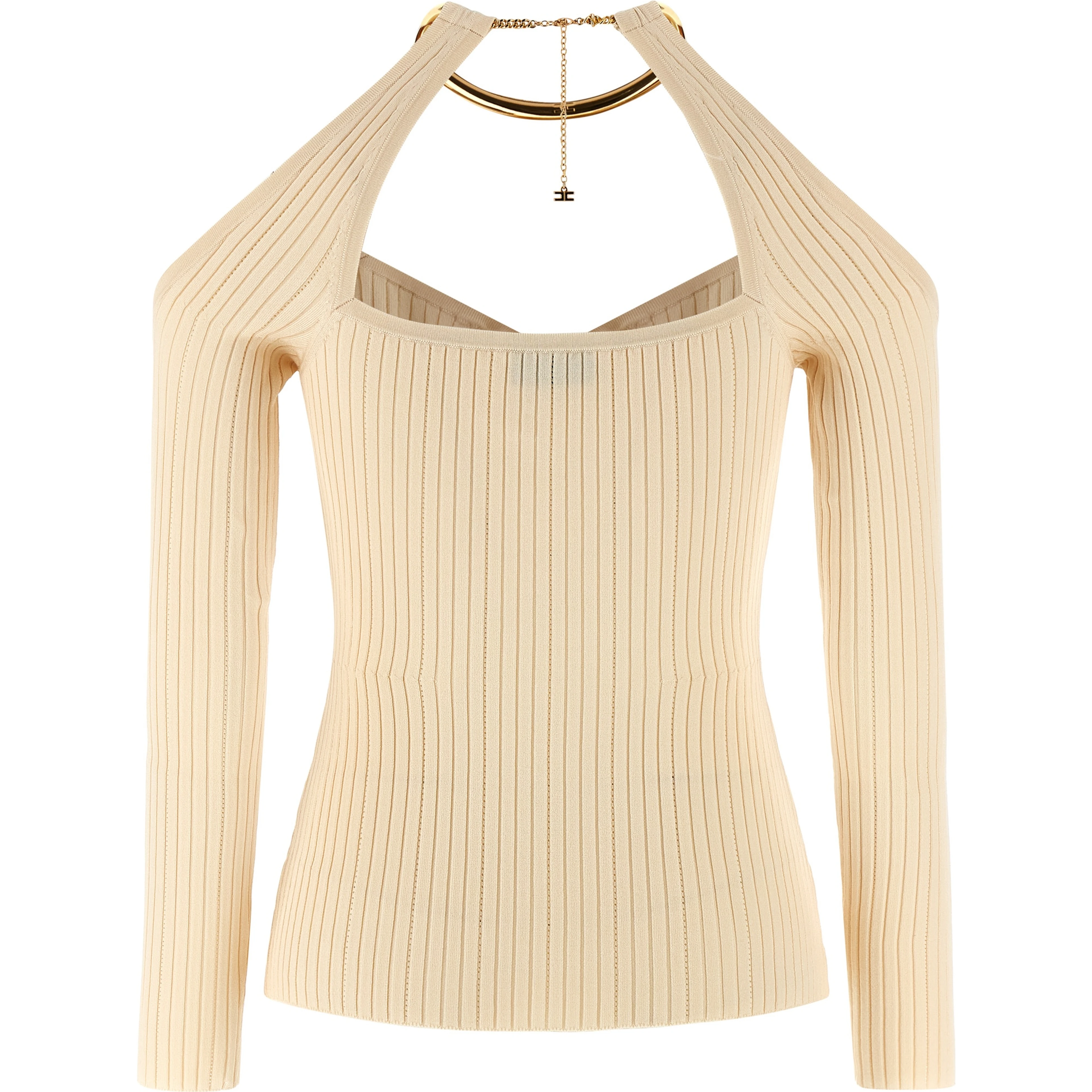Beige Viscose Cardigan