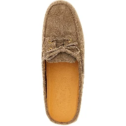 Beige Calfskin Flats