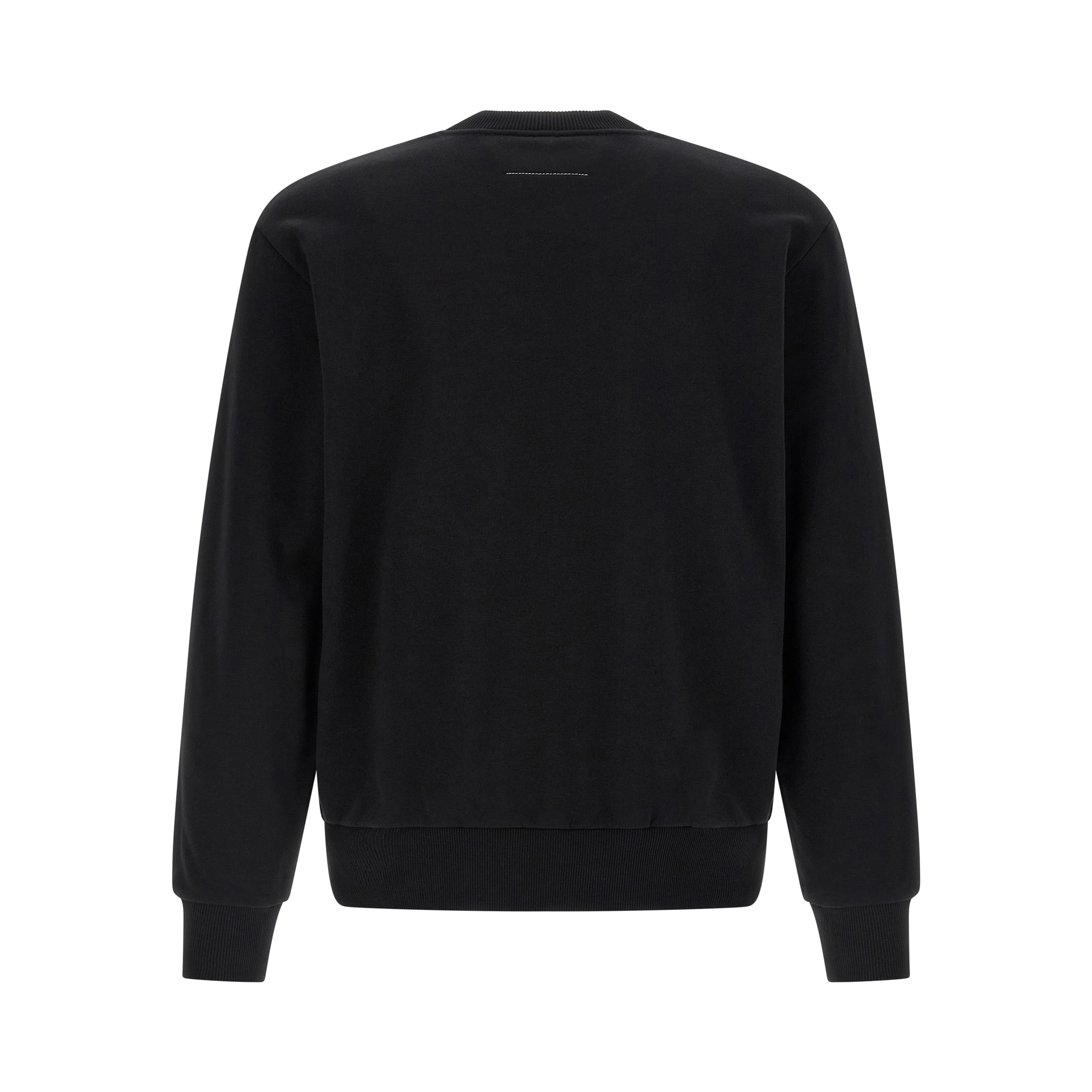 Black Cotton Sweatshirt