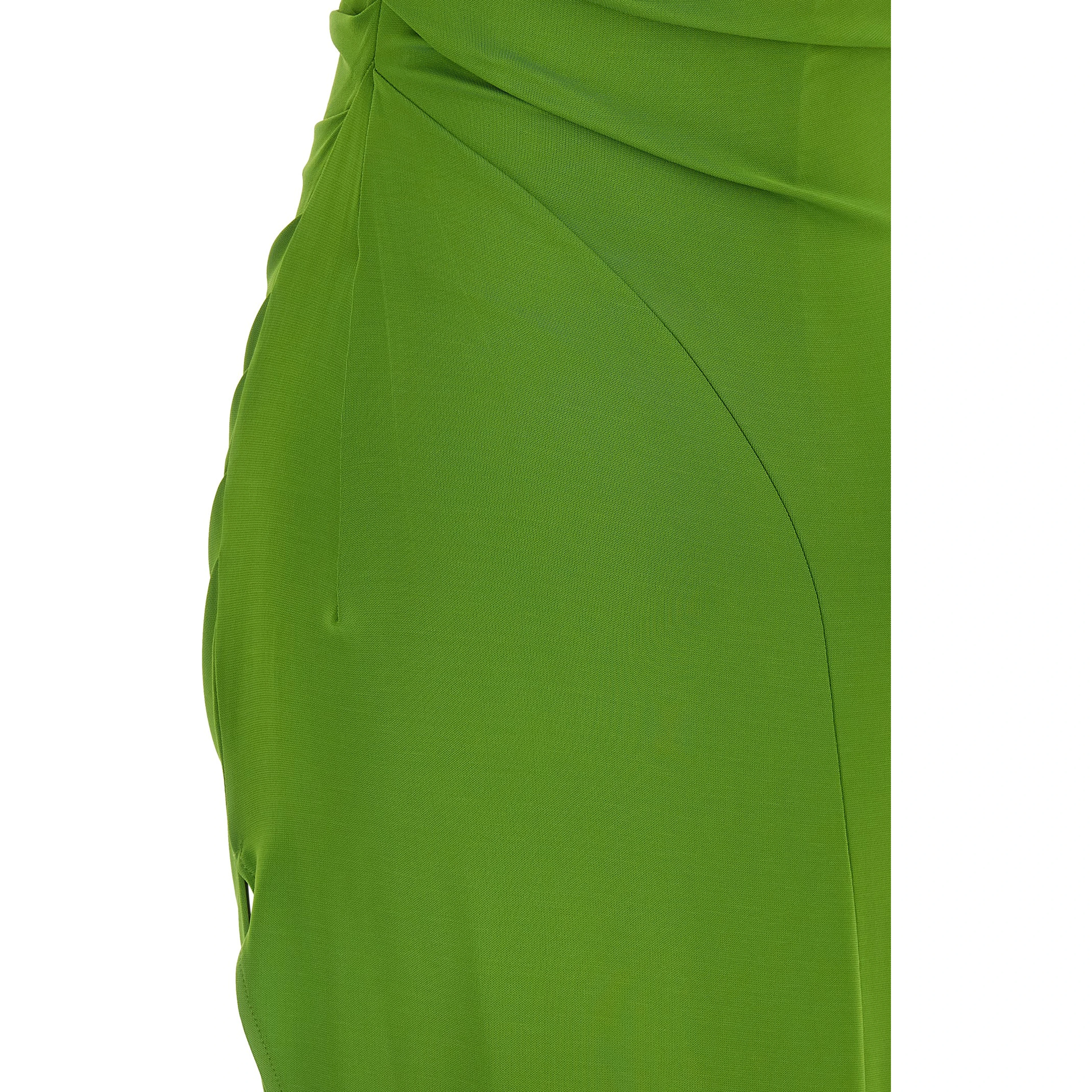 Bicolor Viscose Long Dress