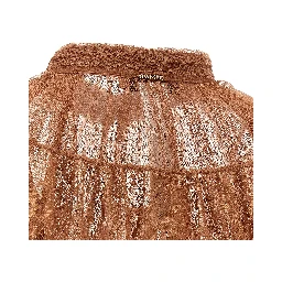 Brown Polyester Blouse