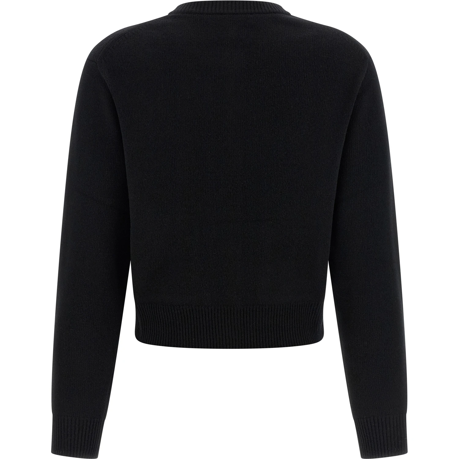 Black Wool Cardigan